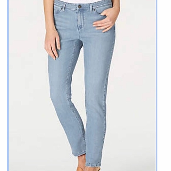 J jill denim authentic fit slim ankle Clearance